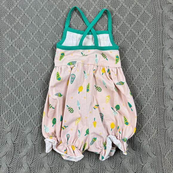 Wildflowers Day Dream Baby Romper Ice Cream and Sweet Treat Pattern ~ 3M - Picture 9 of 12